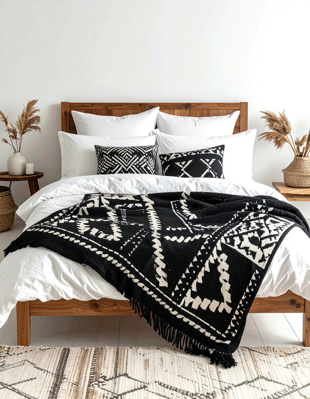 Mudcloth Throw Blanket - 30 desert decor ideas