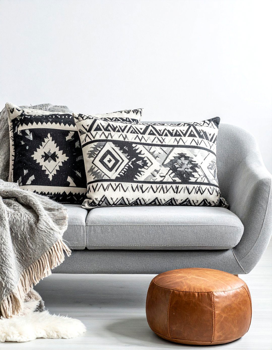 Mudcloth Throw Pillow - 30 Moroccan pattern decor ideas