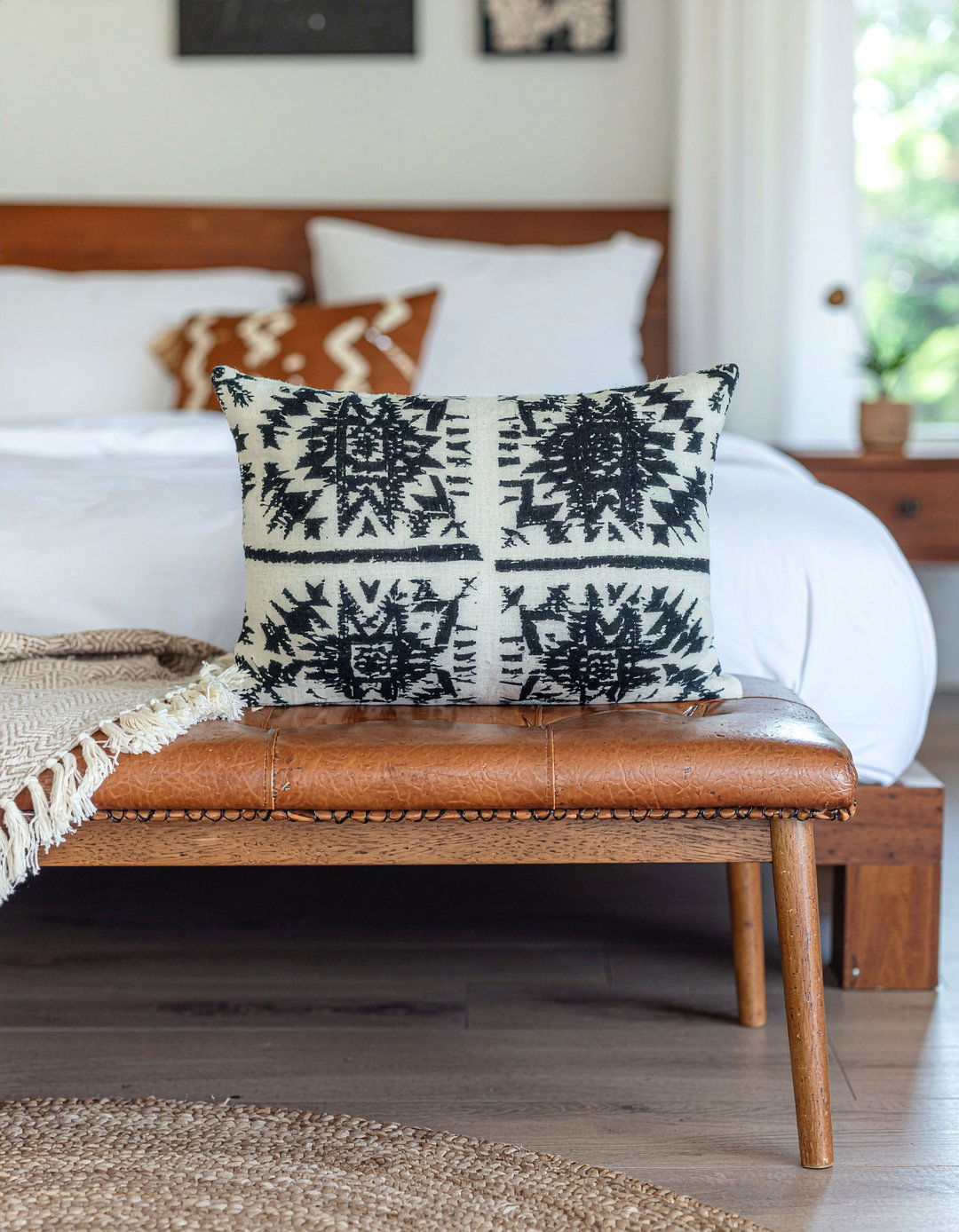 Mudcloth pillow cover - 30 bedroom decorative pillows