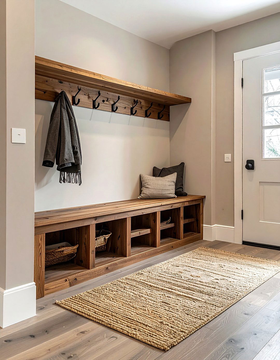 Mudroom Bench Entryway - 30 old house decor ideas