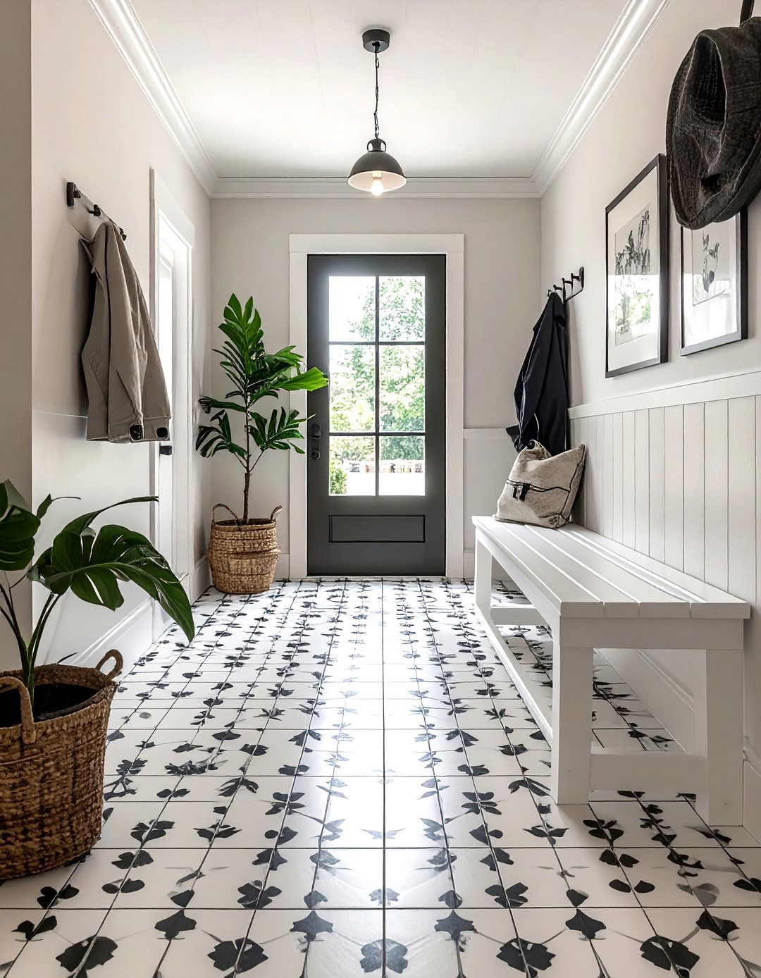 Mudroom Floor Tile - 30 home makeover ideas