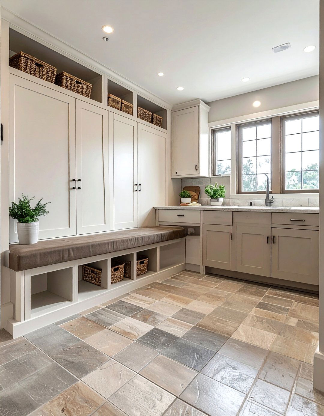 Mudroom Kitchen Combo - 30 American country kitchen ideas