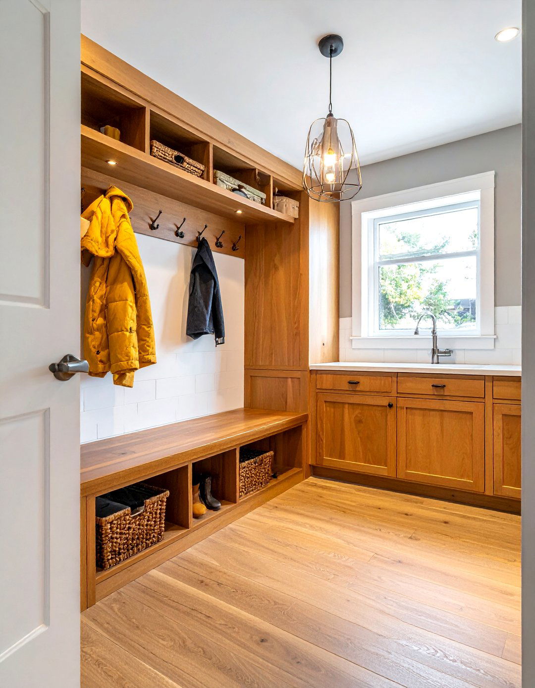 Mudroom Kitchen Entrance - 30 welcoming kitchen ideas
