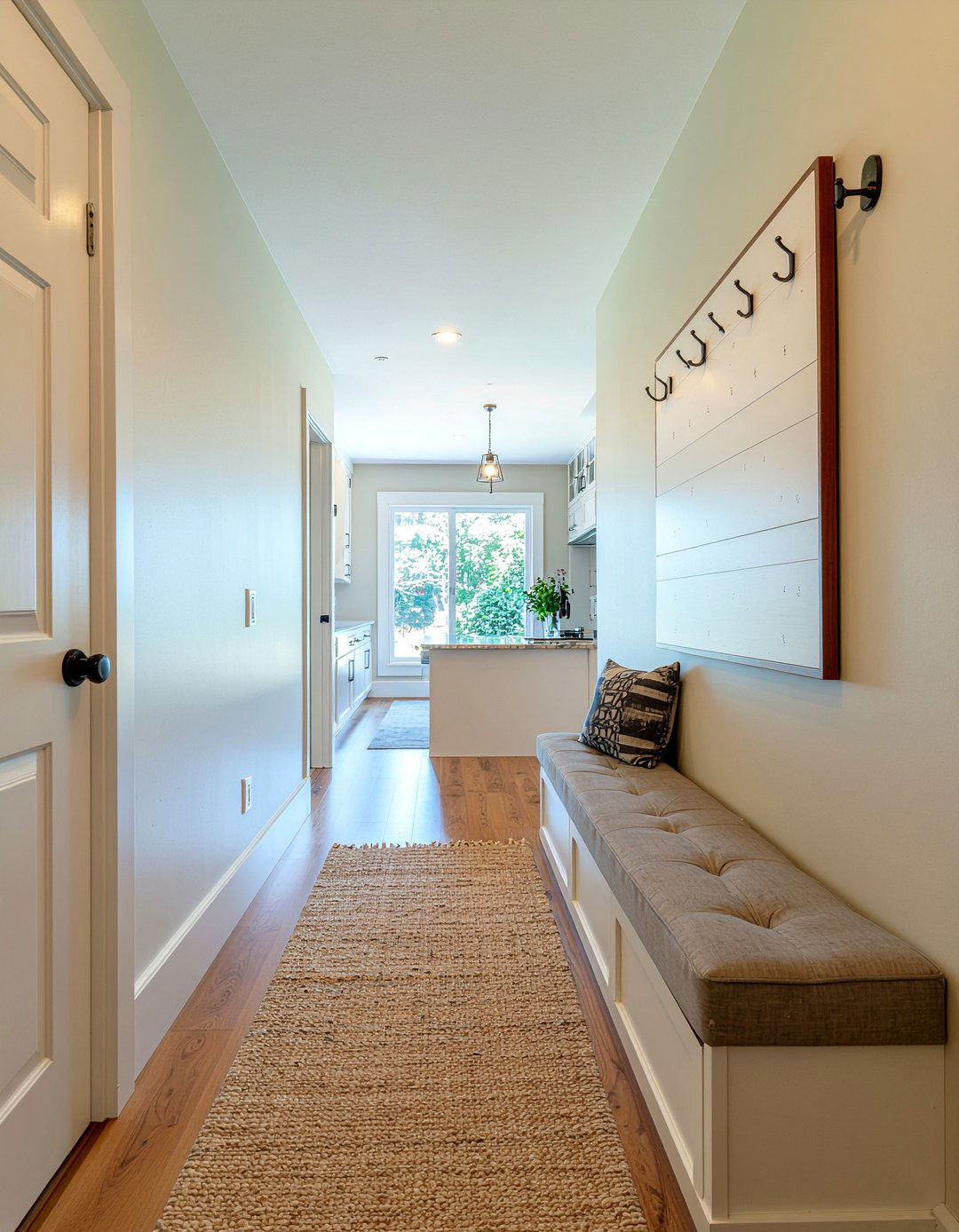 Mudroom Kitchen Transition Area - 30 kitchen message center ideas