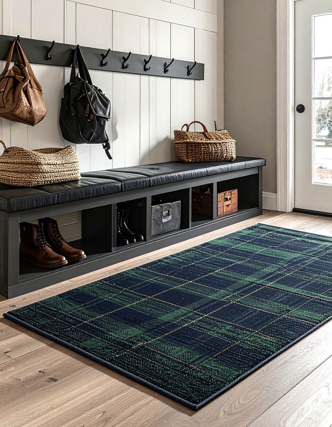 Mudroom floor rug - 30 washable rug ideas
