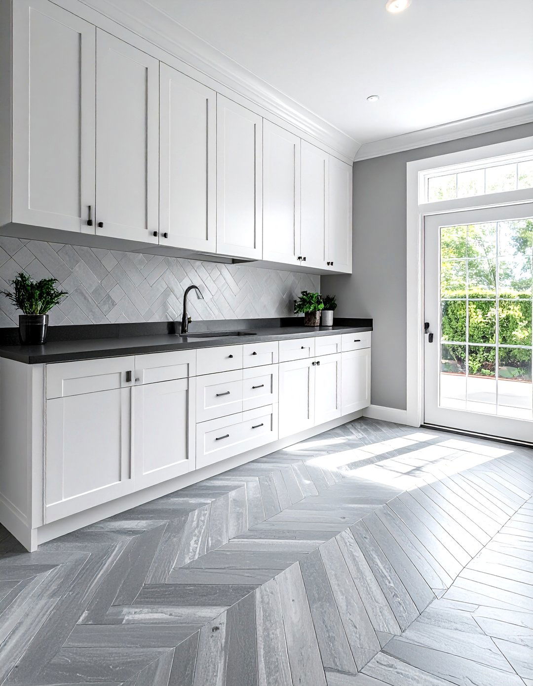 Mudroom floor tile - 30 mudroom decor ideas