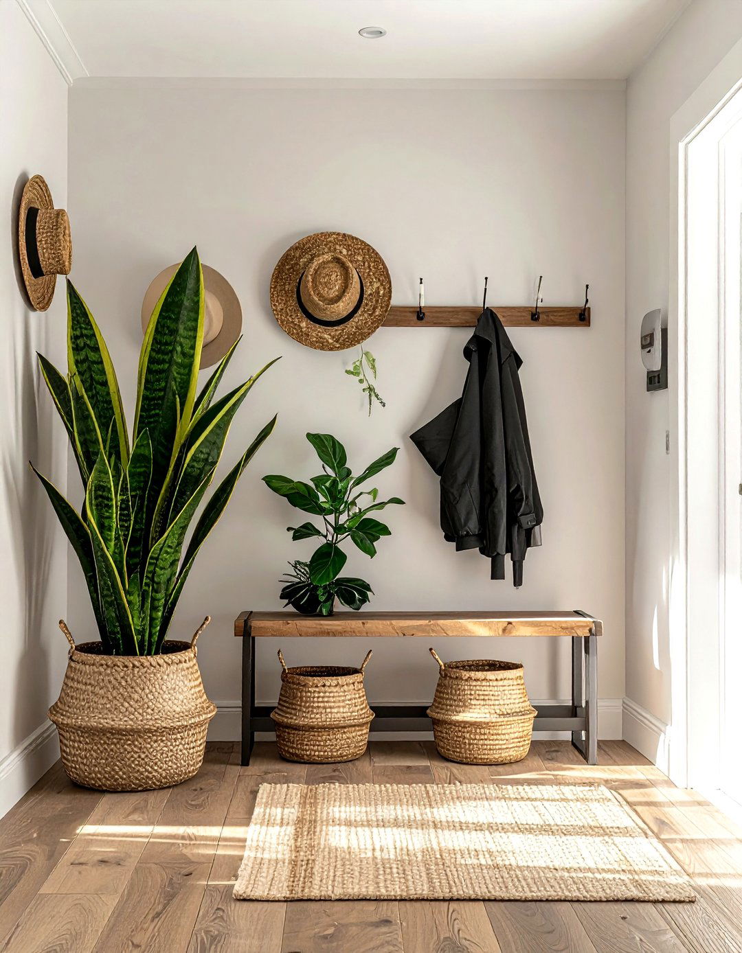 Mudroom greenery - 30 plant styling ideas