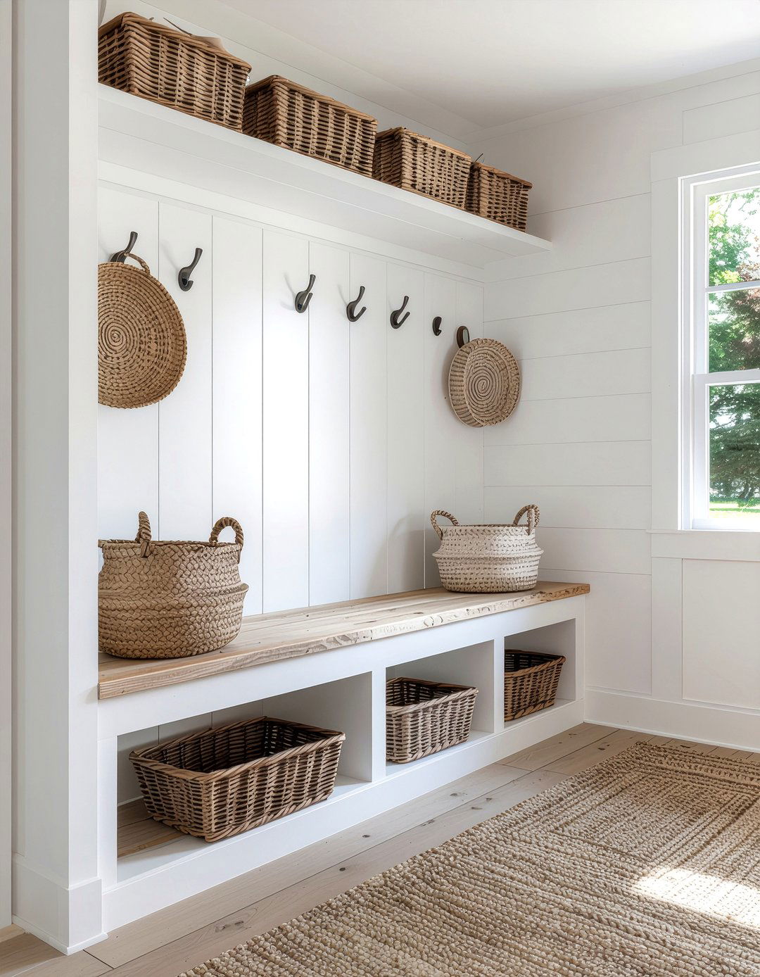 Mudroom storage cubbies - 30 Fixer Upper decor ideas