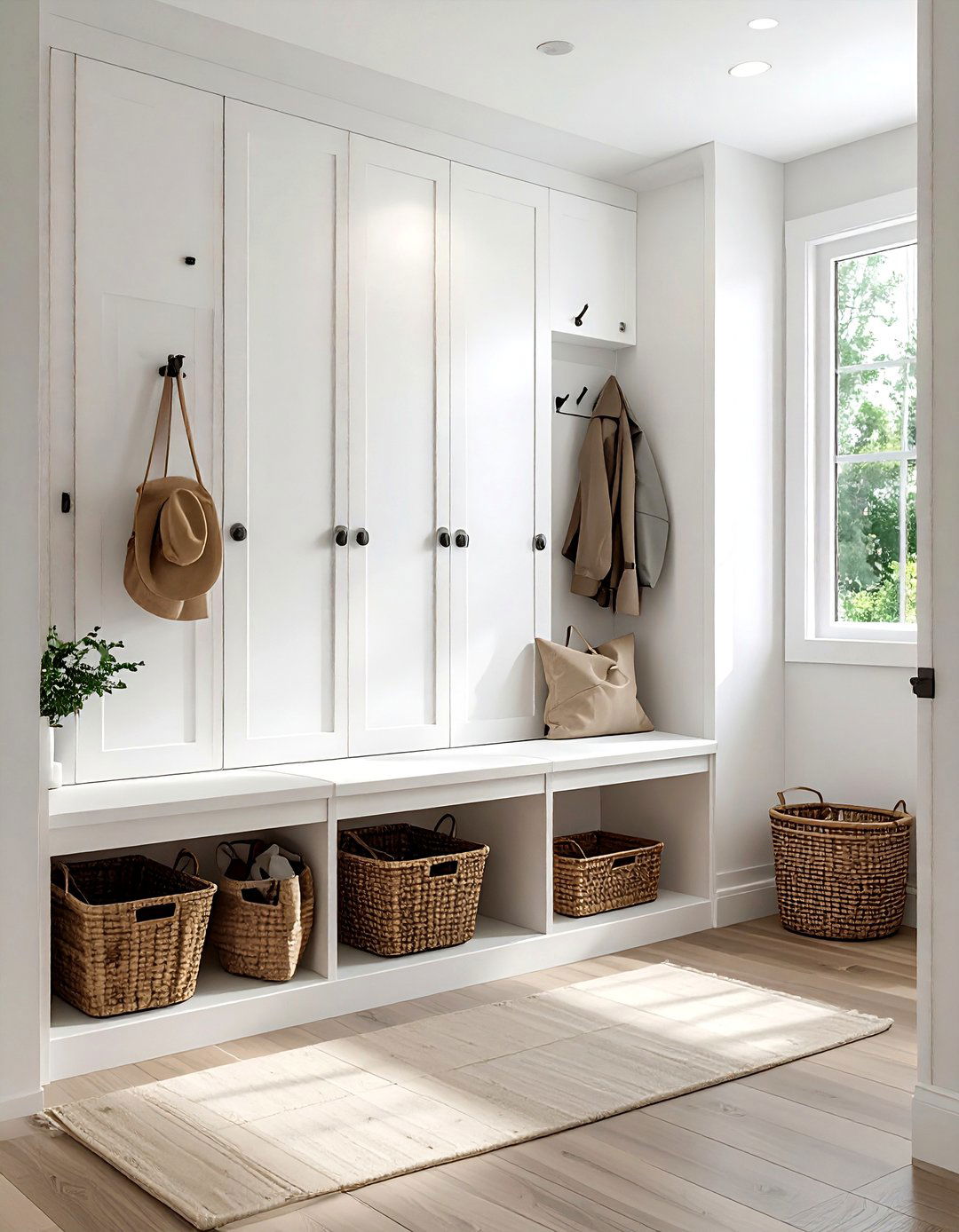Mudroom storage cubby - 30 hallway decor ideas