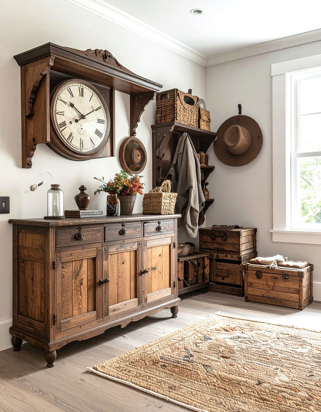 Mudroom vintage decor - 30 mudroom decor ideas