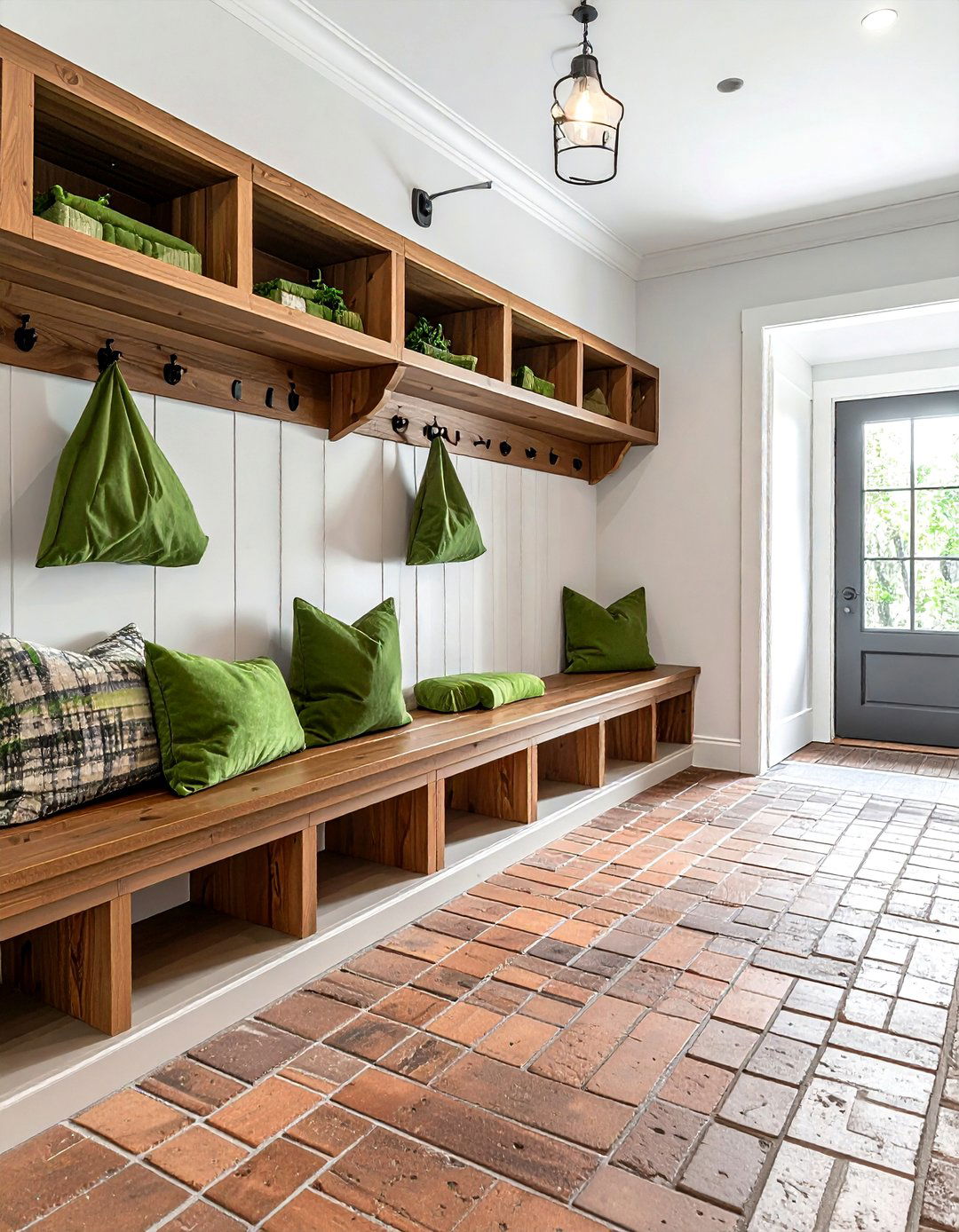 Mudroom with bench - 30 updated traditional decor ideas