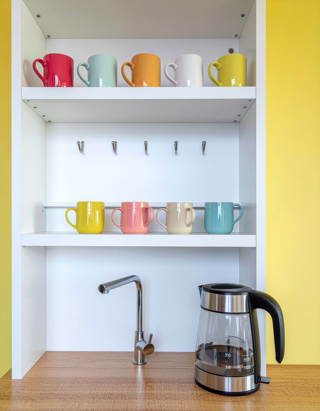 Mug Collection Niche - 30 kitchen niche ideas