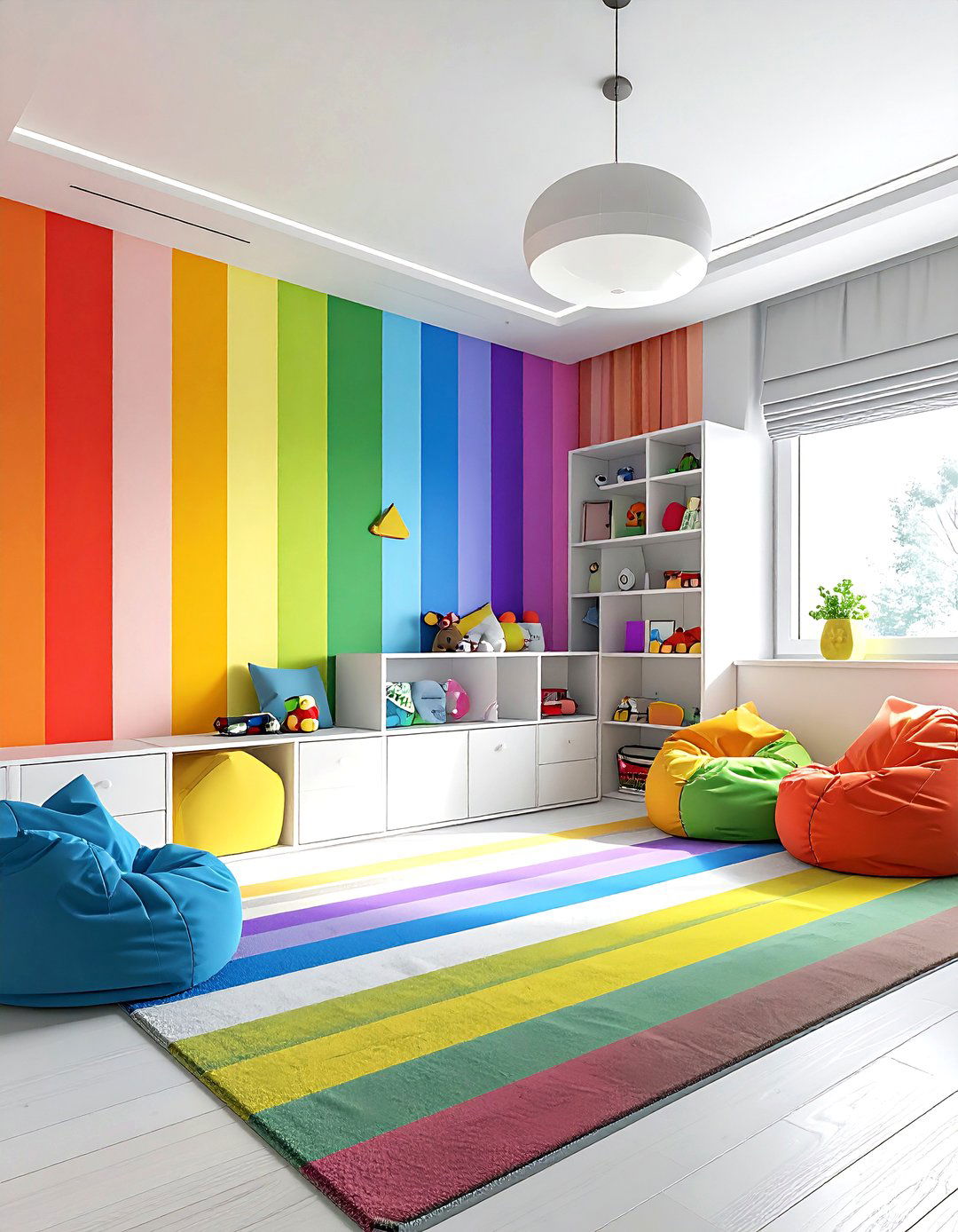 Multi Color Striped Wallpaper - 30 striped wallpaper ideas