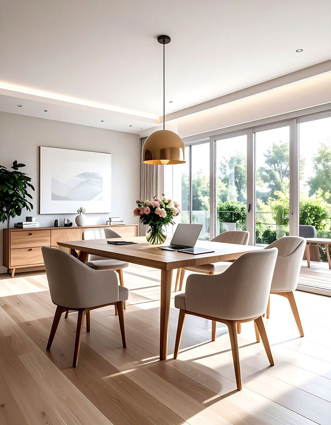 Multi Functional Dining Room Office - 30 oddly shaped dining room ideas