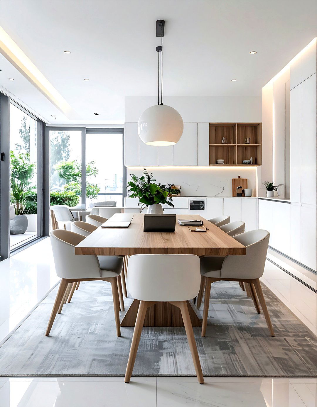 Multi Functional Dining Space - 30 dining room space planning ideas