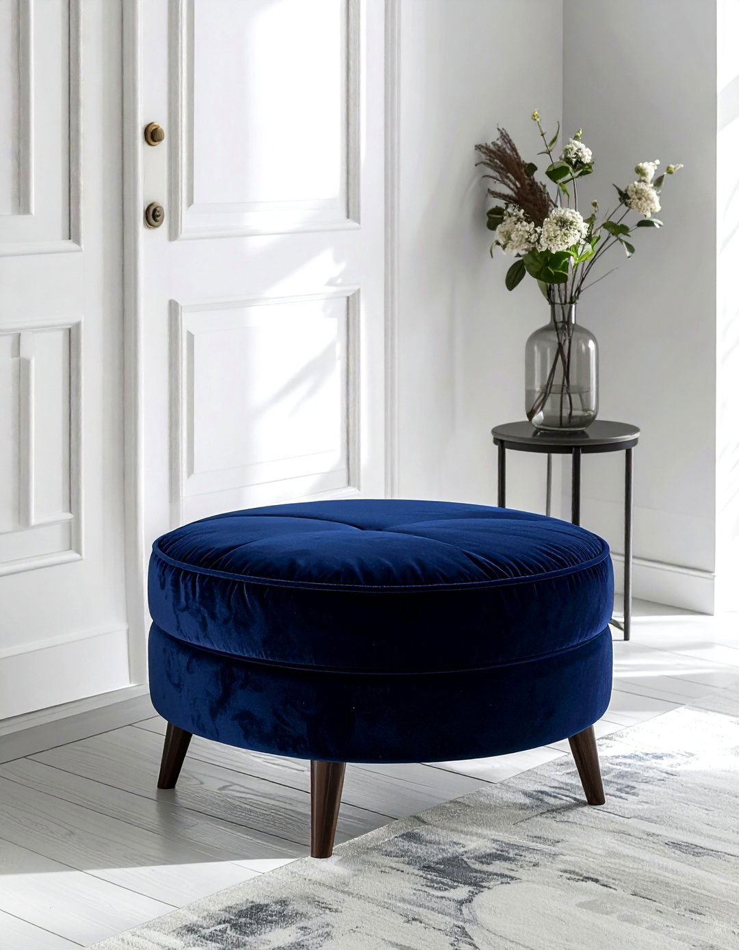 Multi Functional Storage Ottoman - 30 small entryway ideas