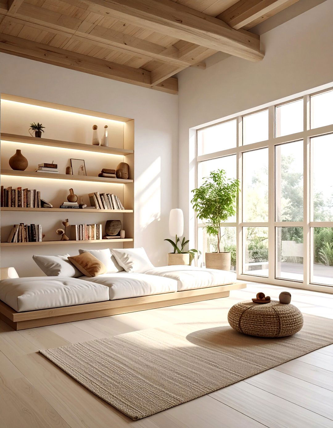 Multi Functional Yoga Room - 30 yoga living room ideas