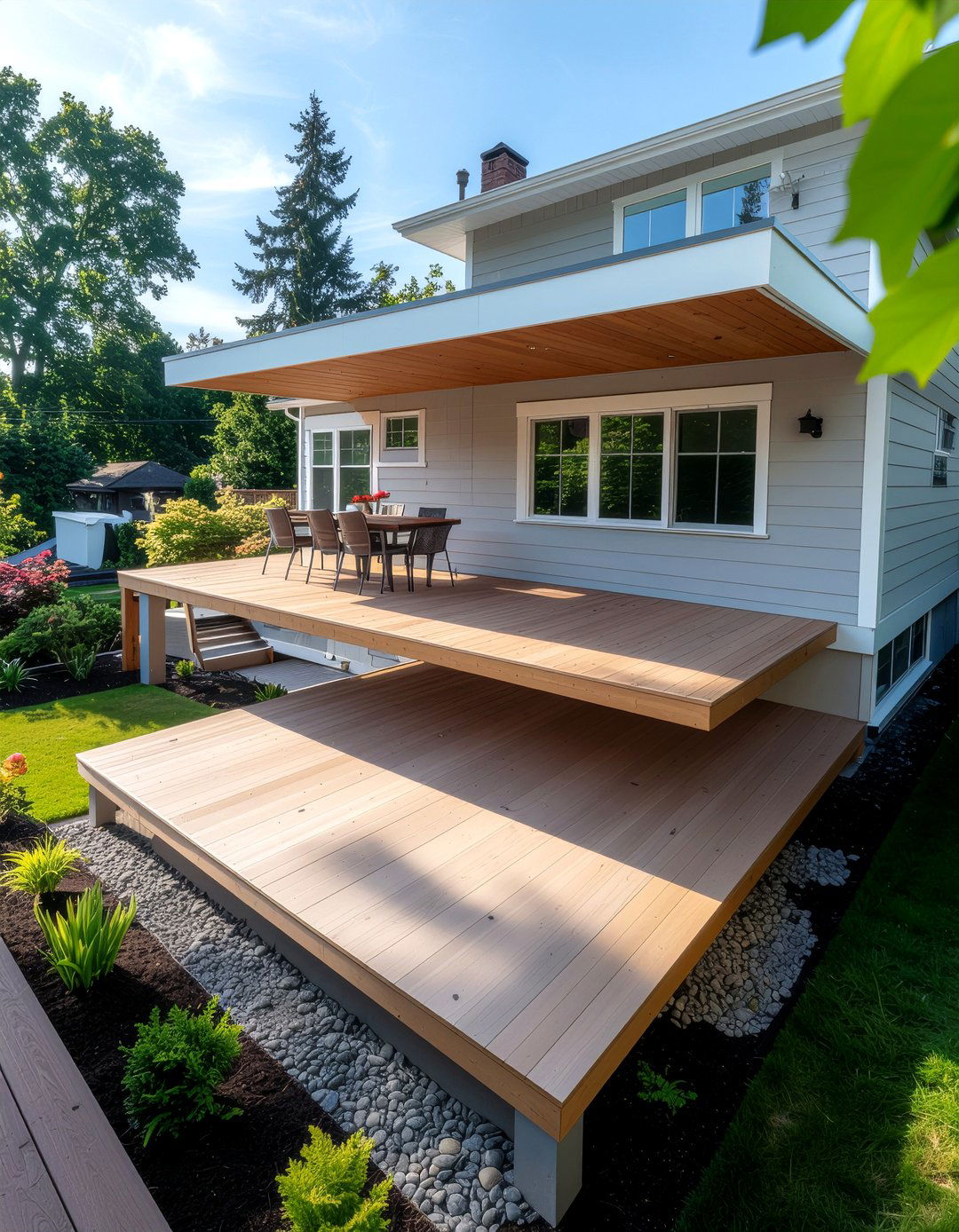 Multi Level Deck Layout - 30 deck dining ideas