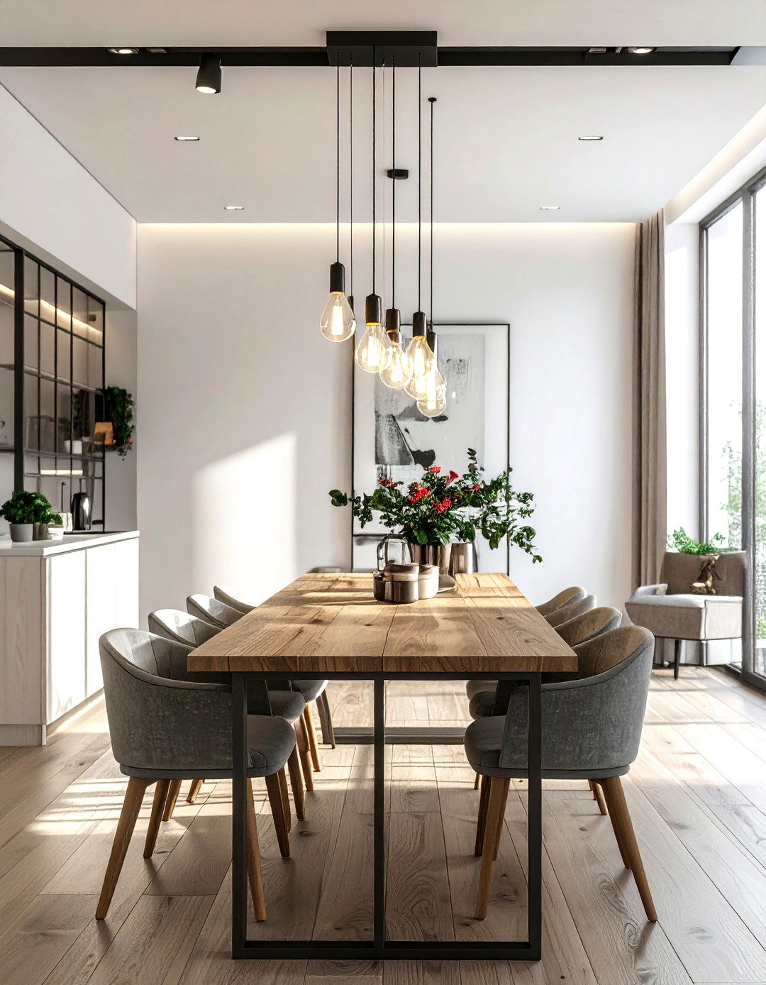 30 Linear Chandelier Dining Room Ideas for Modern Homes