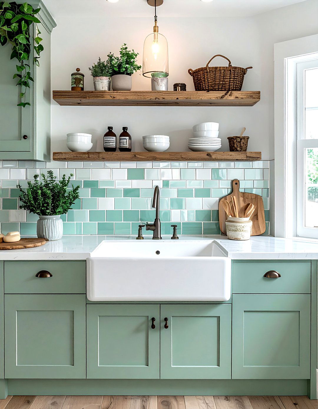 Multi color penny tile - 30 penny tile bathroom ideas