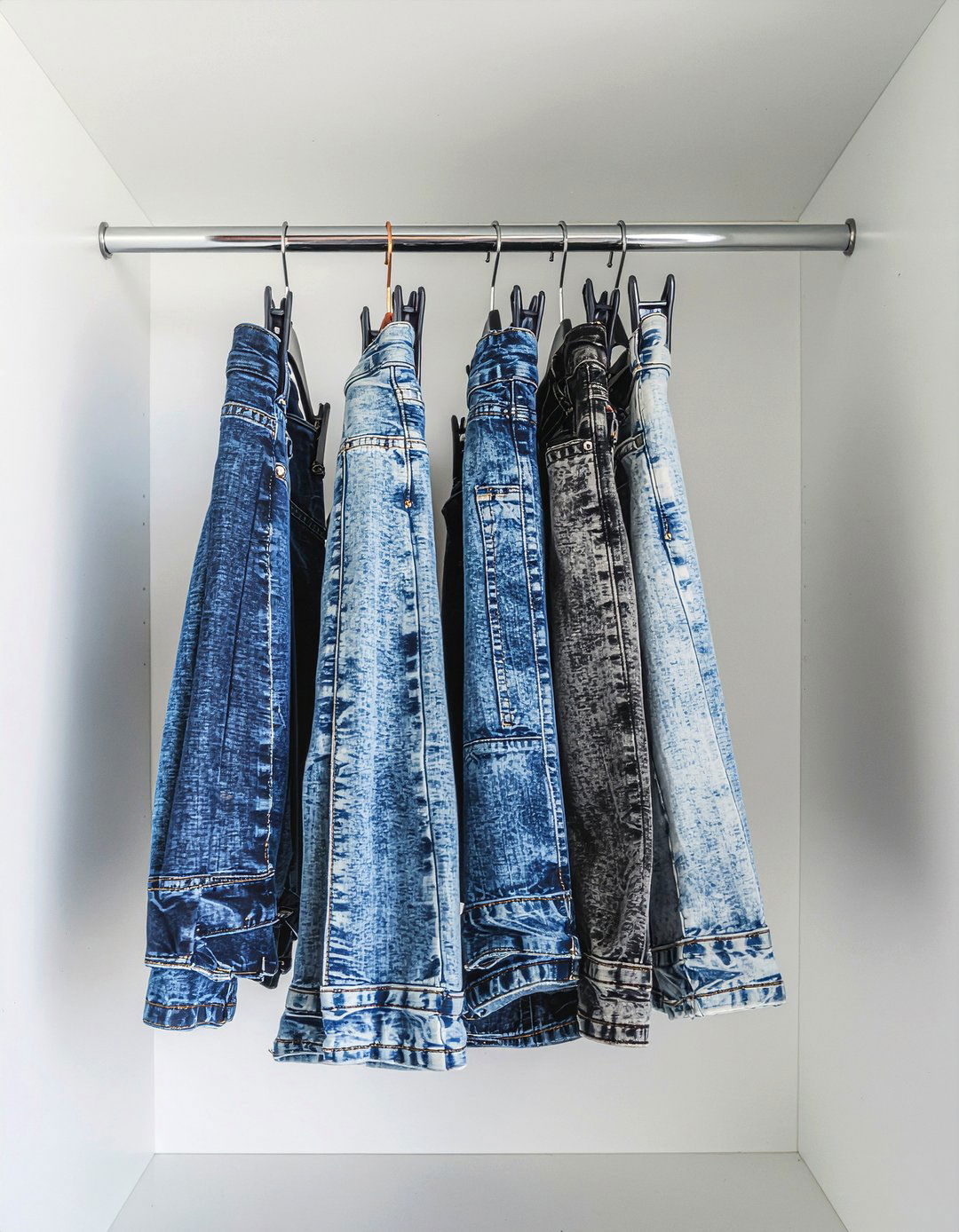 Multi tier pant hangers - 30 bedroom space saving hangers