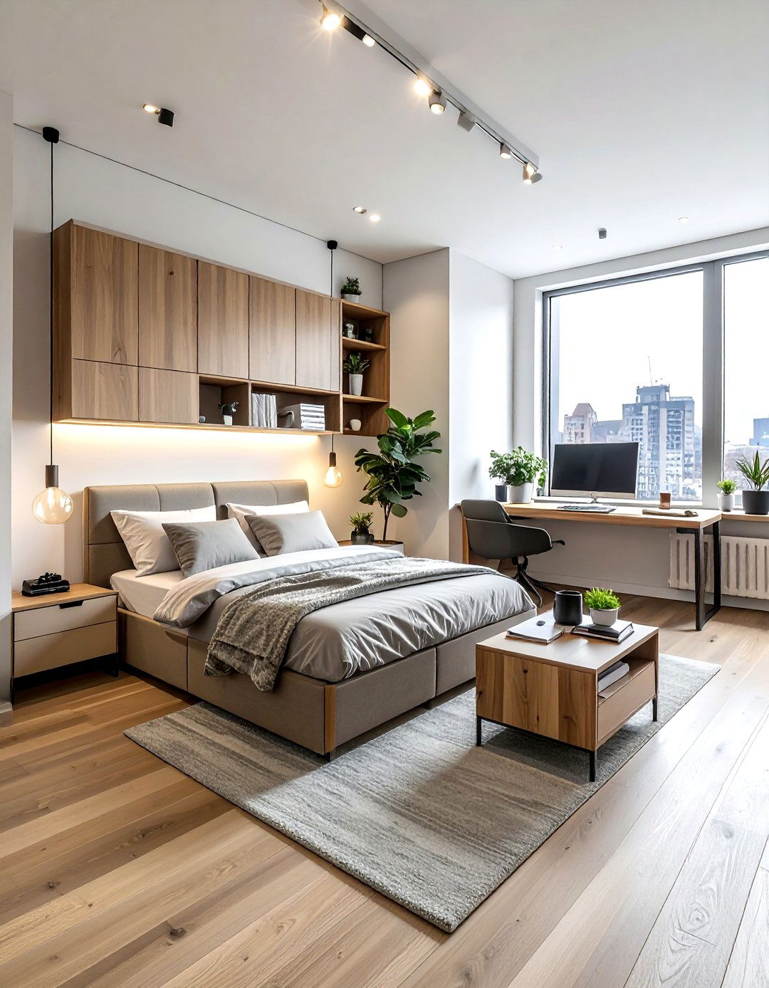 Multifunctional furniture studio - 30 compact living room ideas