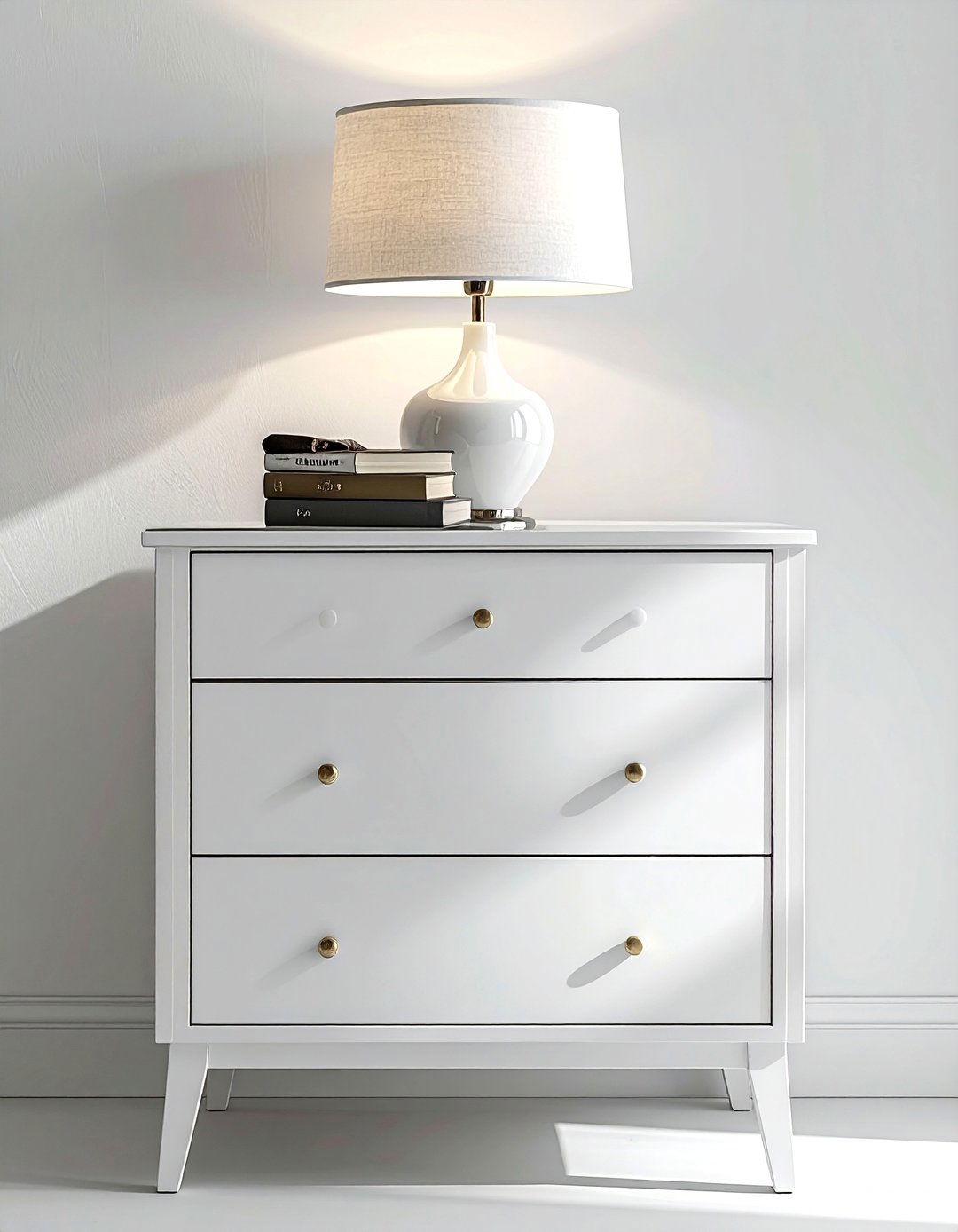 Multipurpose nightstand - 30 no drill bedroom ideas