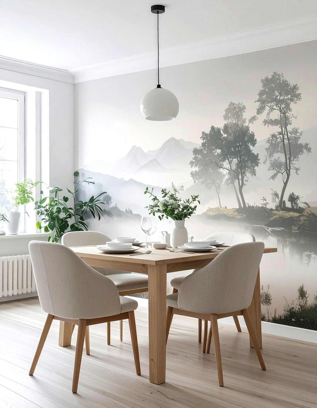 Mural Wallpaper Dining Room - 30 surprising dining room ideas