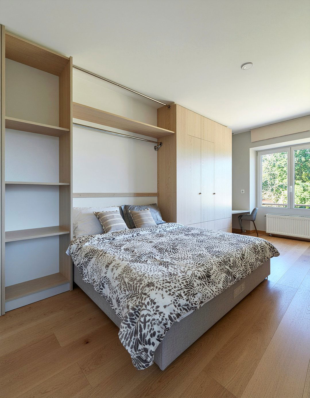 Murphy Bed - 30 bedroom hidden storage ideas