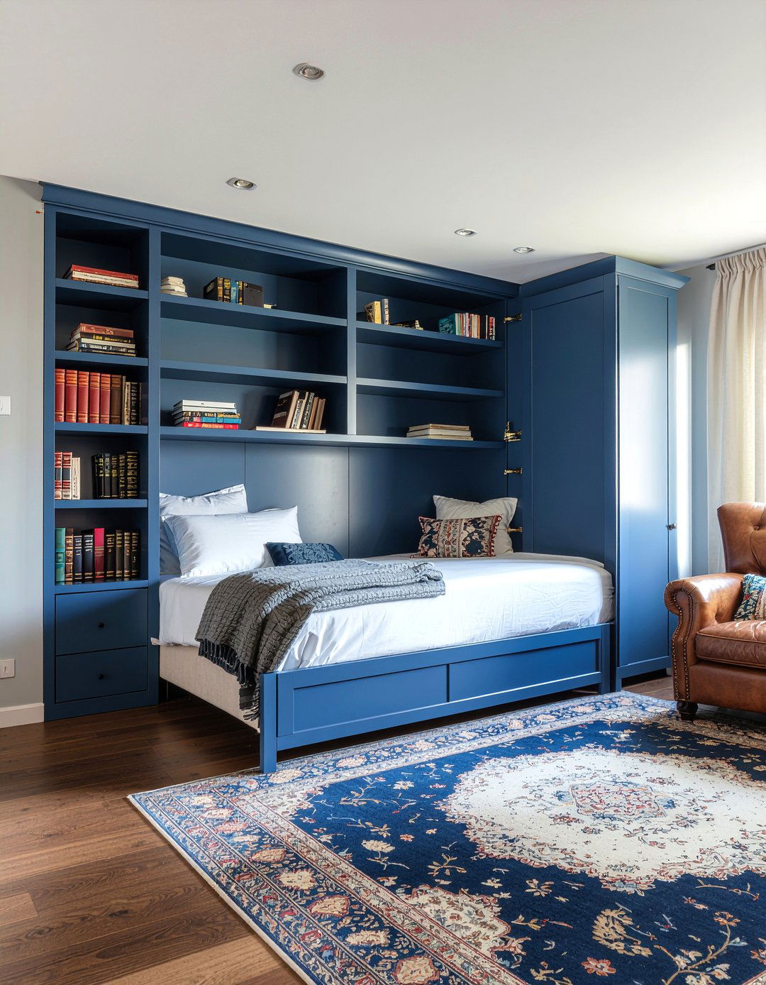 Murphy Bed With Bookshelf - 30 bedroom murphy beds