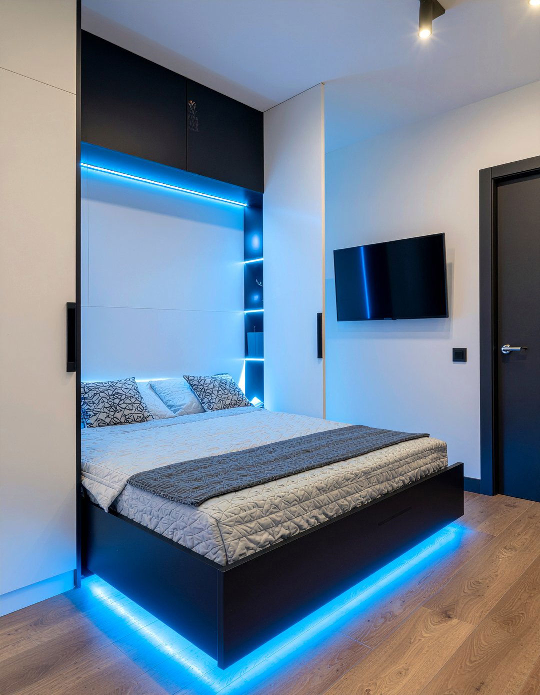 30 Practical Bedroom Murphy Beds for Ultimate Space Saving