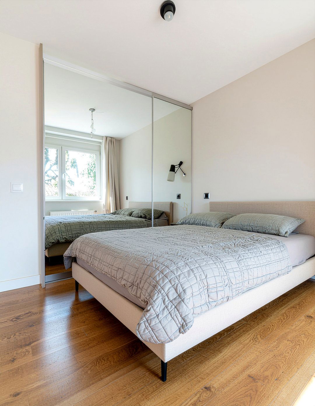 Murphy Bed With Mirror - 30 bedroom murphy bed ideas