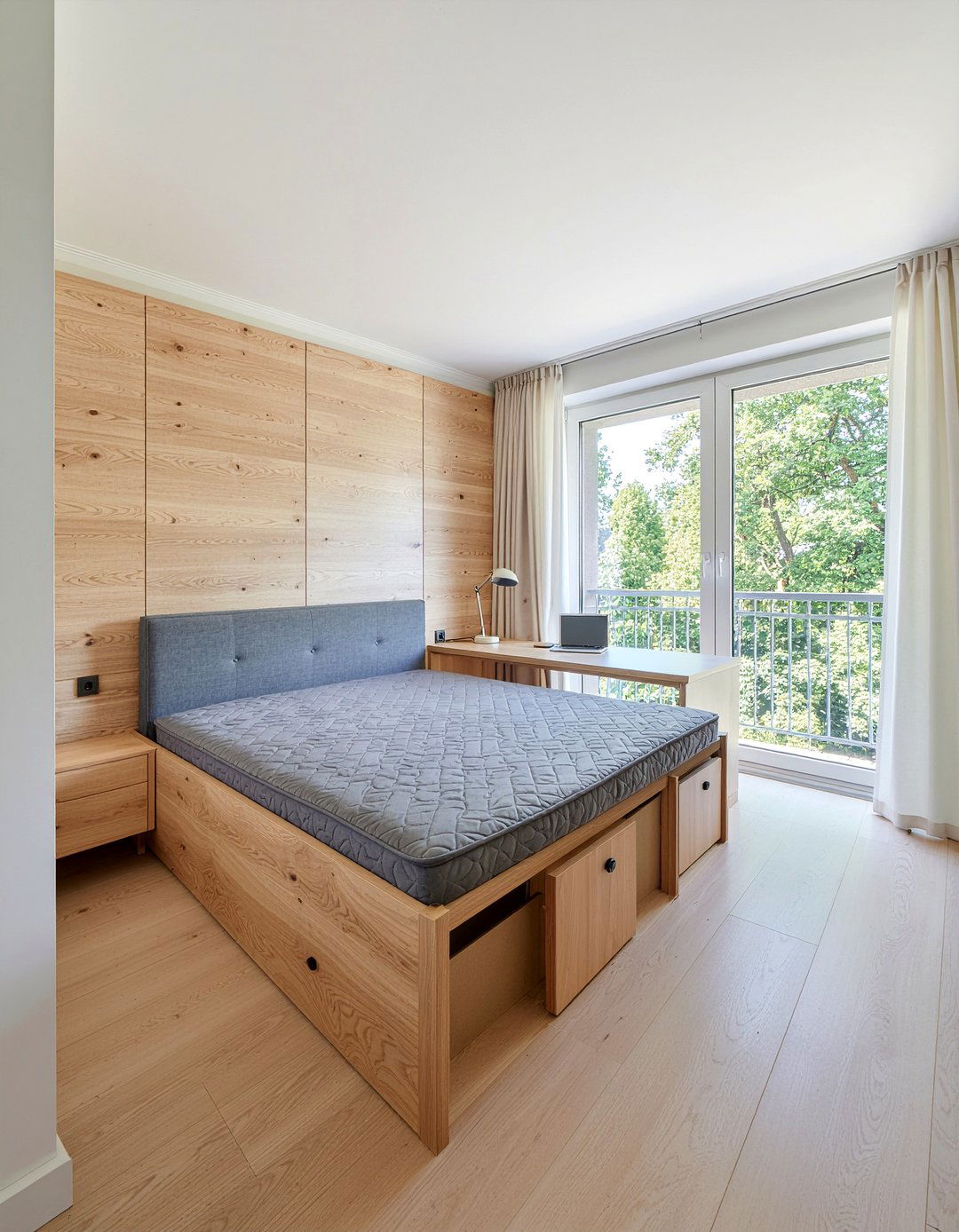 Murphy bed desk combo - 30 bedroom extendable furniture ideas