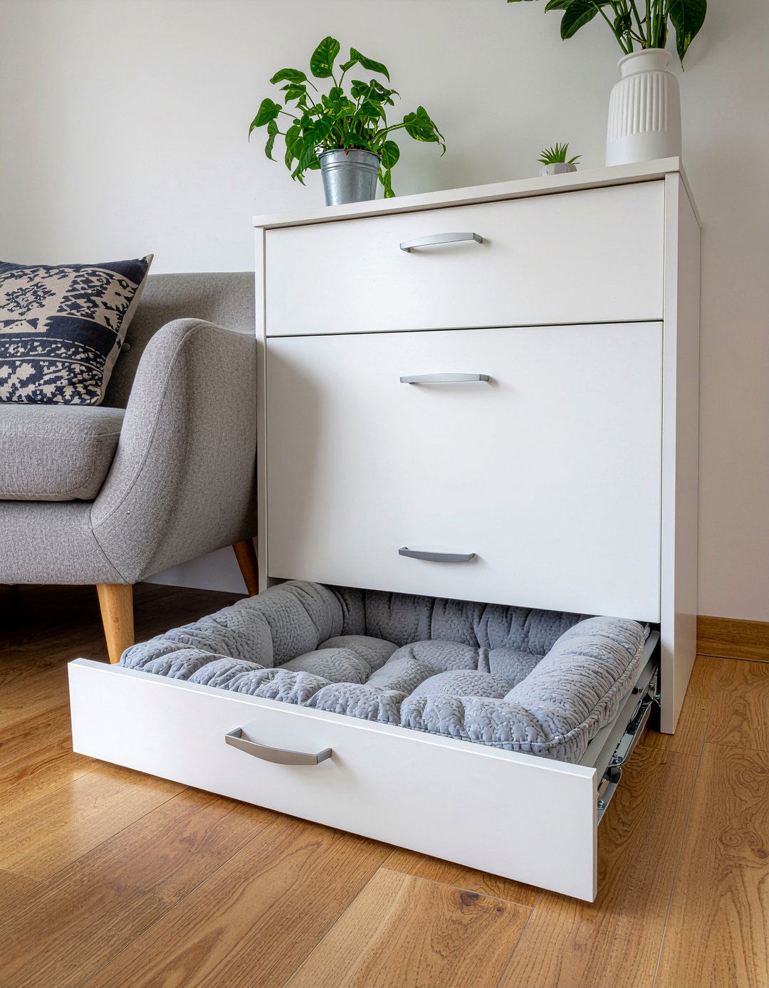 Murphy dog bed cabinet - 30 pet bed ideas