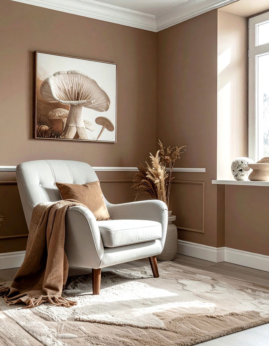 Mushroom Brown Paint - 30 brown decor ideas