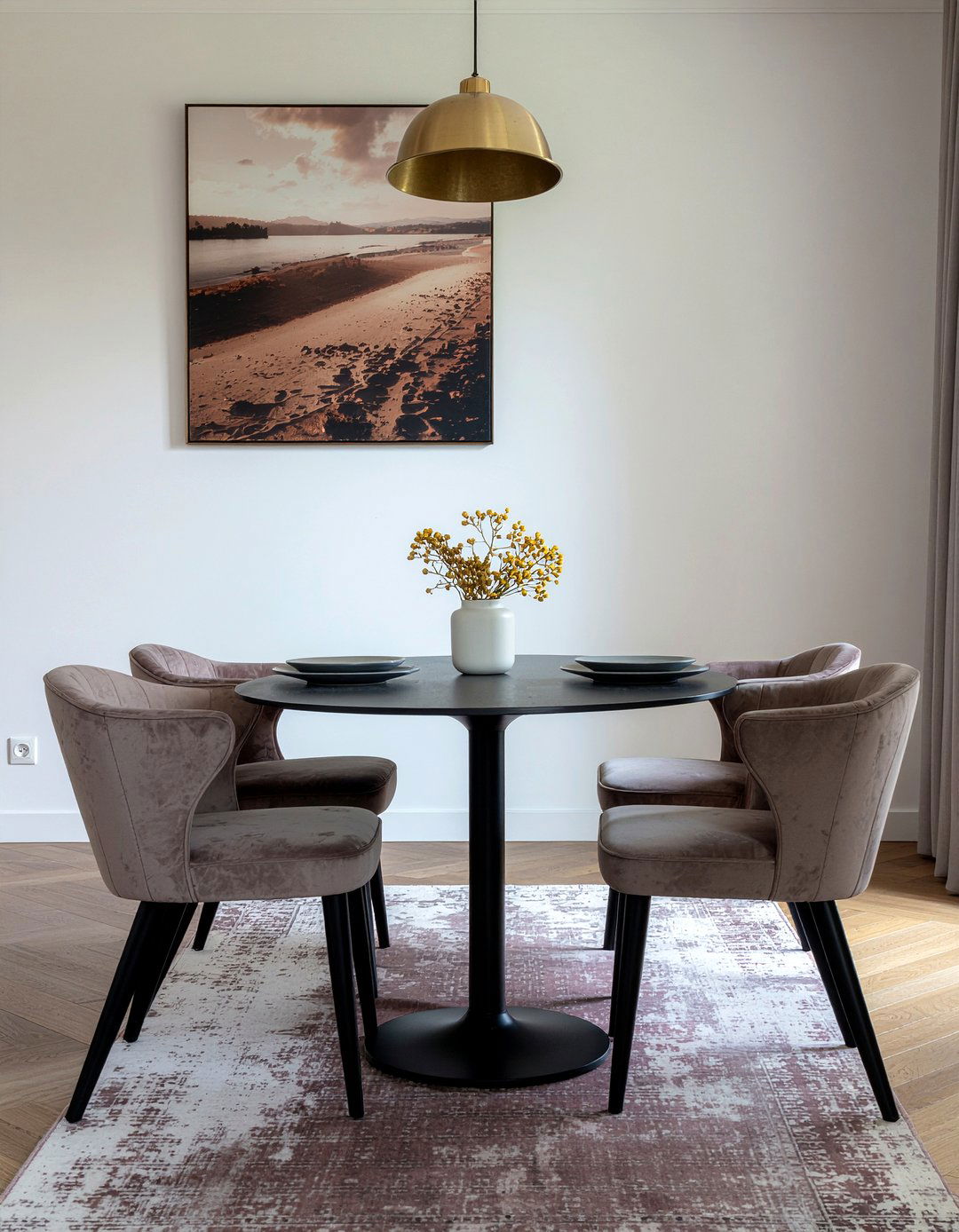 Mushroom Color Dining Chairs - 30 neutral dining chair ideas