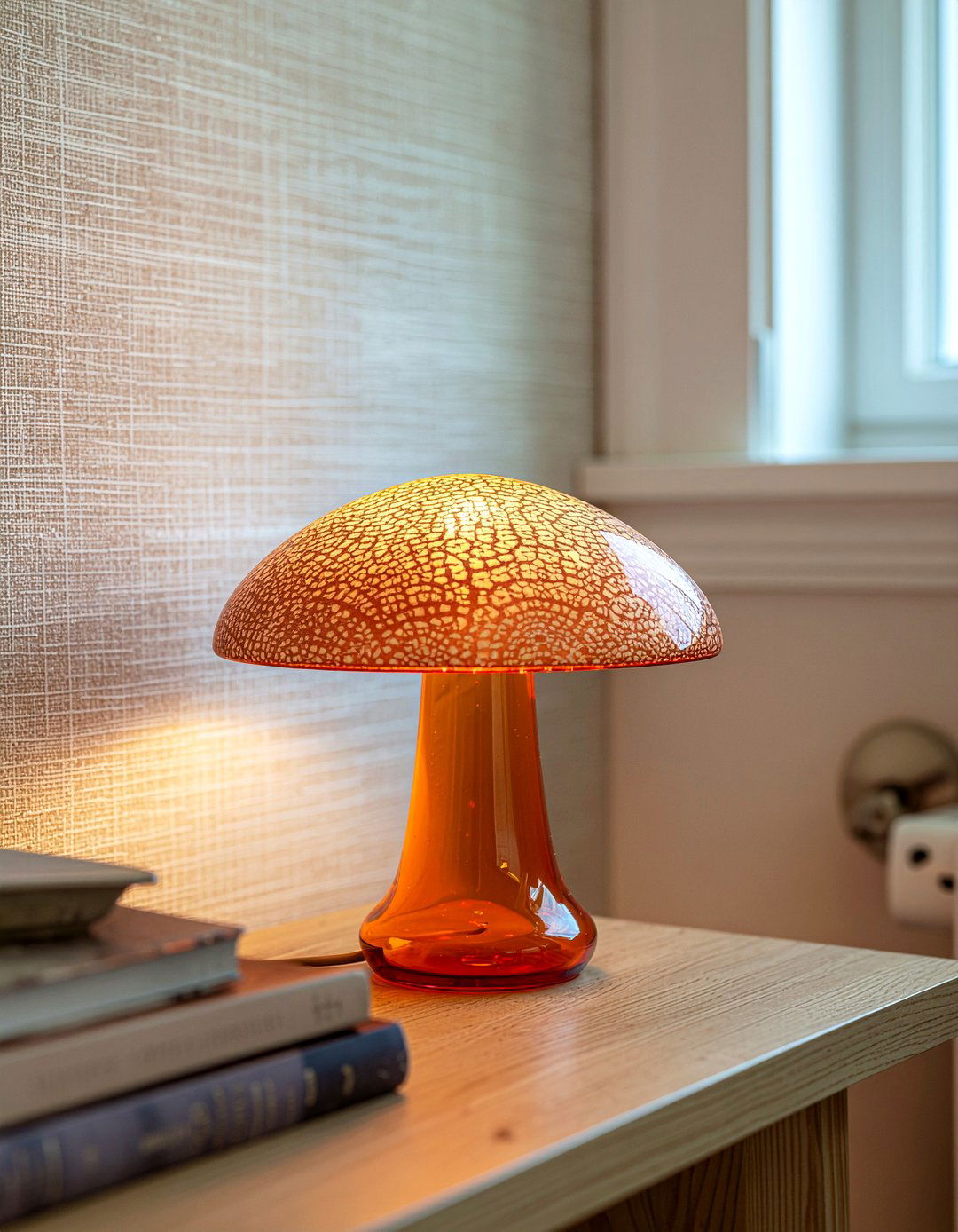 Mushroom Lamp - 30 retro living room ideas