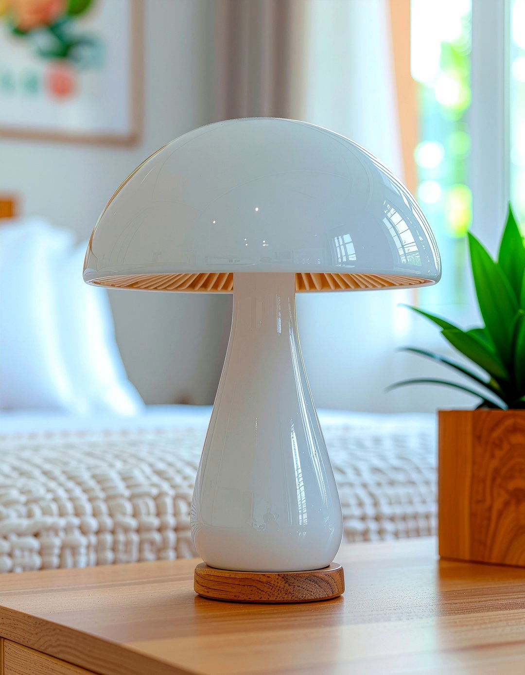Mushroom Table Lamp - 30 bedroom table lamps