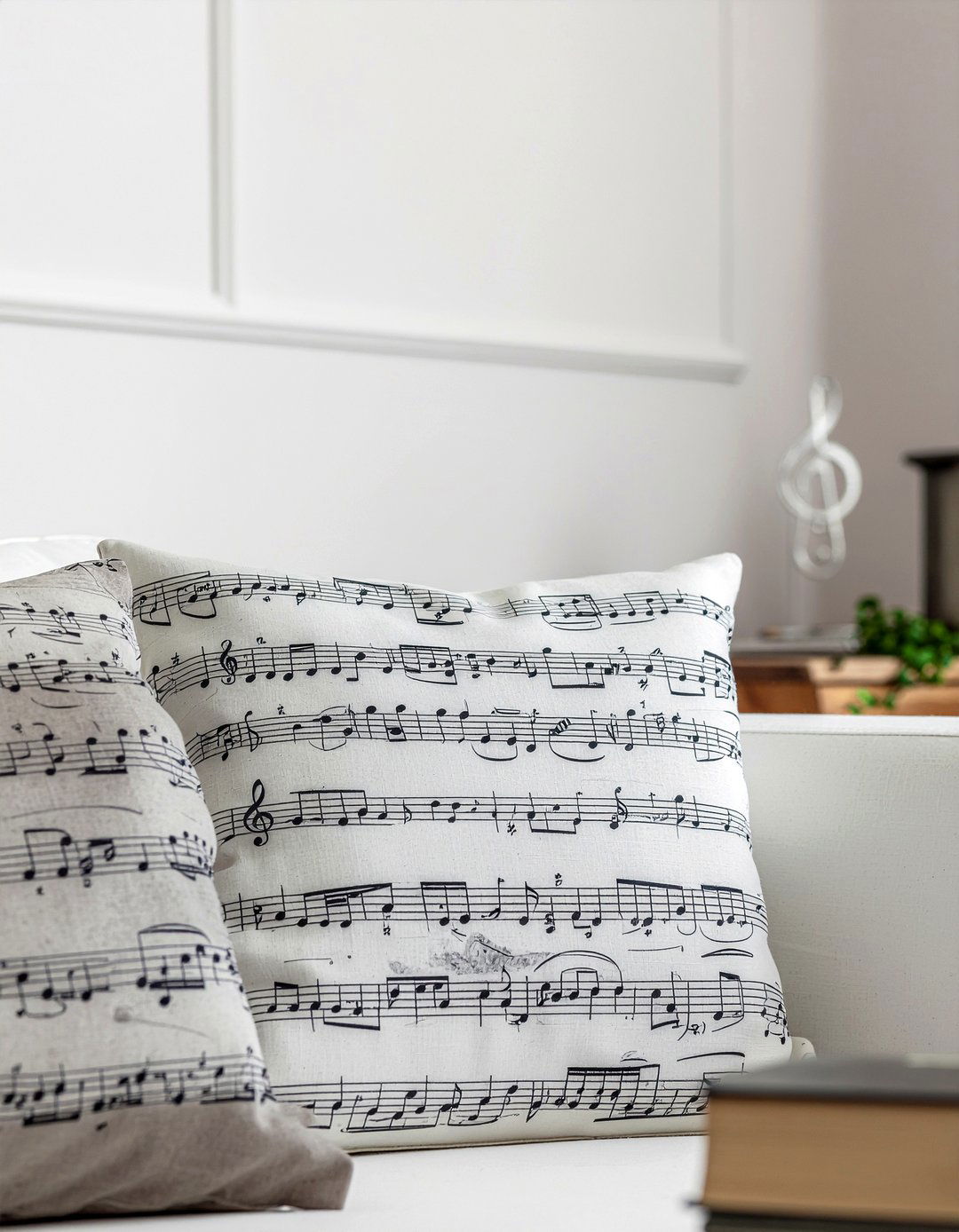 Music Note Decor - 30 music themed living room ideas