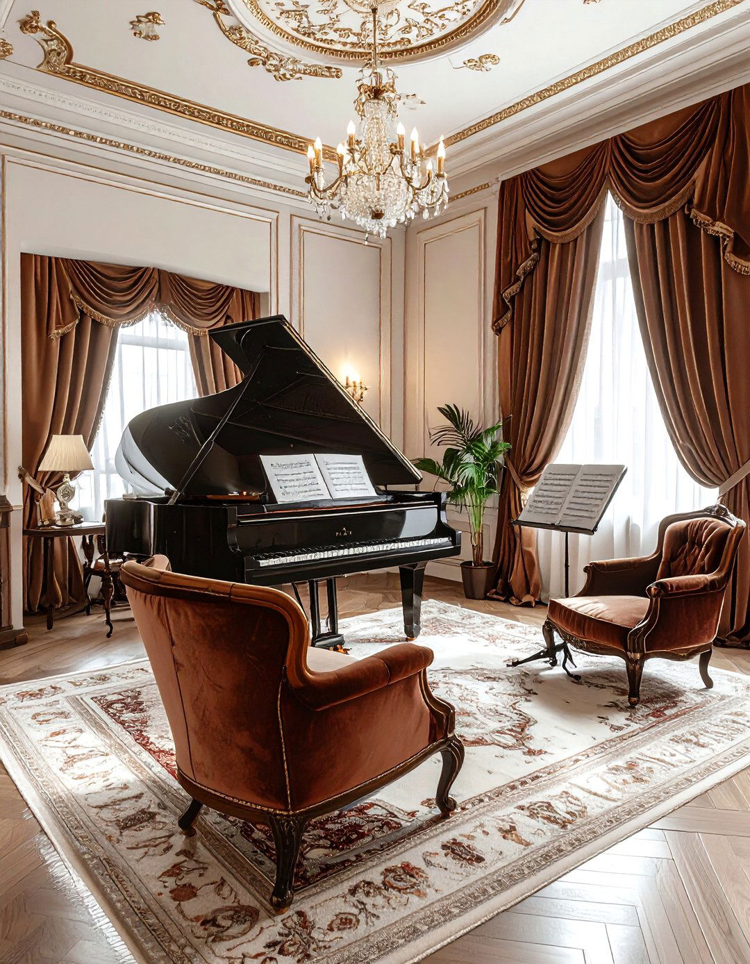 Music Room - 30 traditional home decor ideas