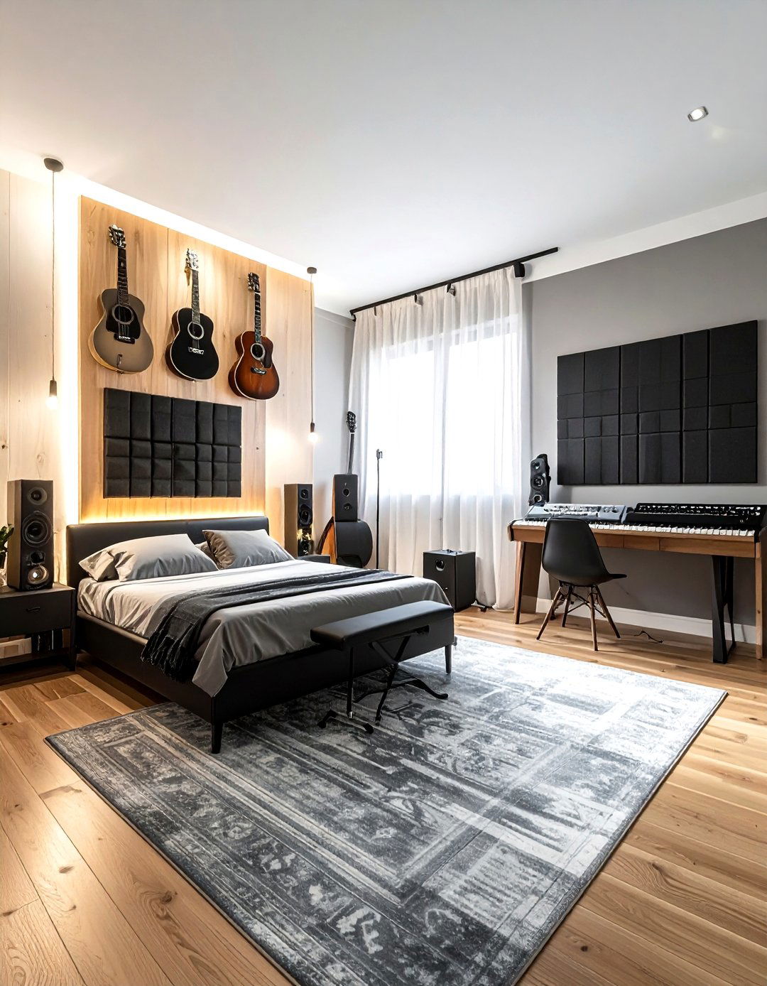 Music Studio Bedroom - 30 teenager bedroom decor ideas
