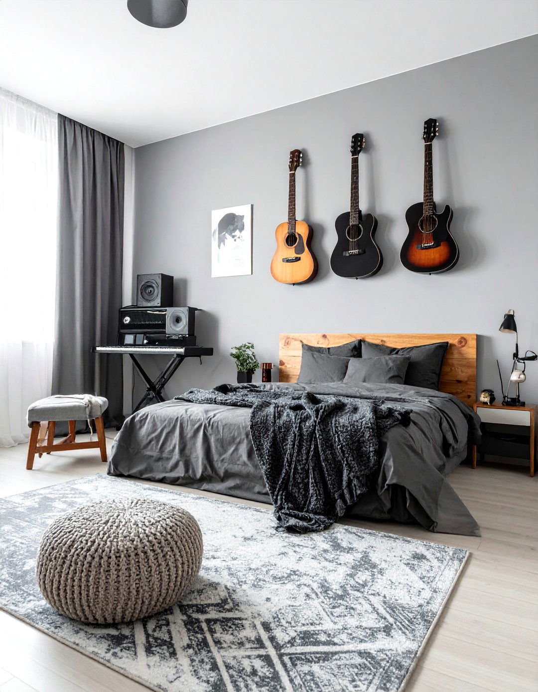 Music bedroom - 30 teen bedroom ideas