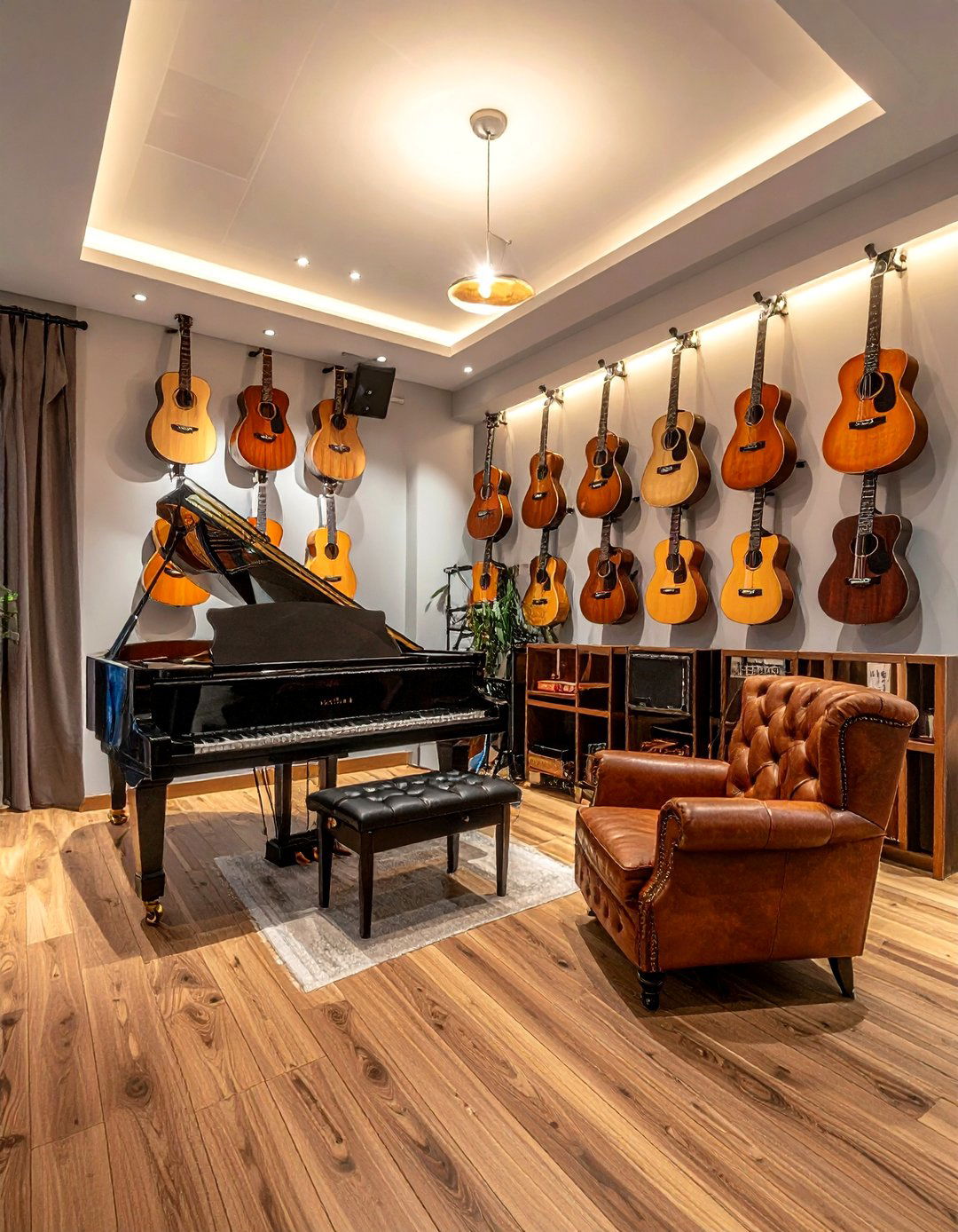Musical Instrument Music Room - 30 meaningful decor ideas