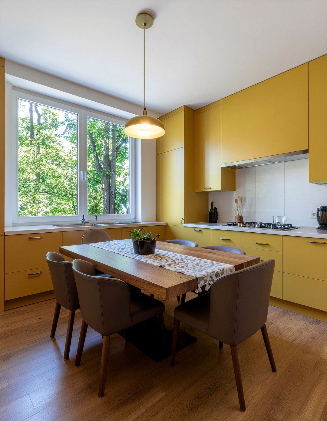 Mustard And Wood Kitchen - 30 mustard kitchen ideas