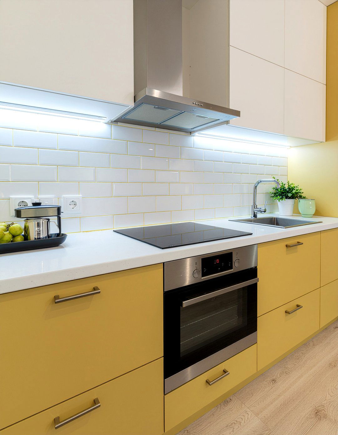 Mustard Kitchen Backsplash Grout - 30 mustard kitchen ideas