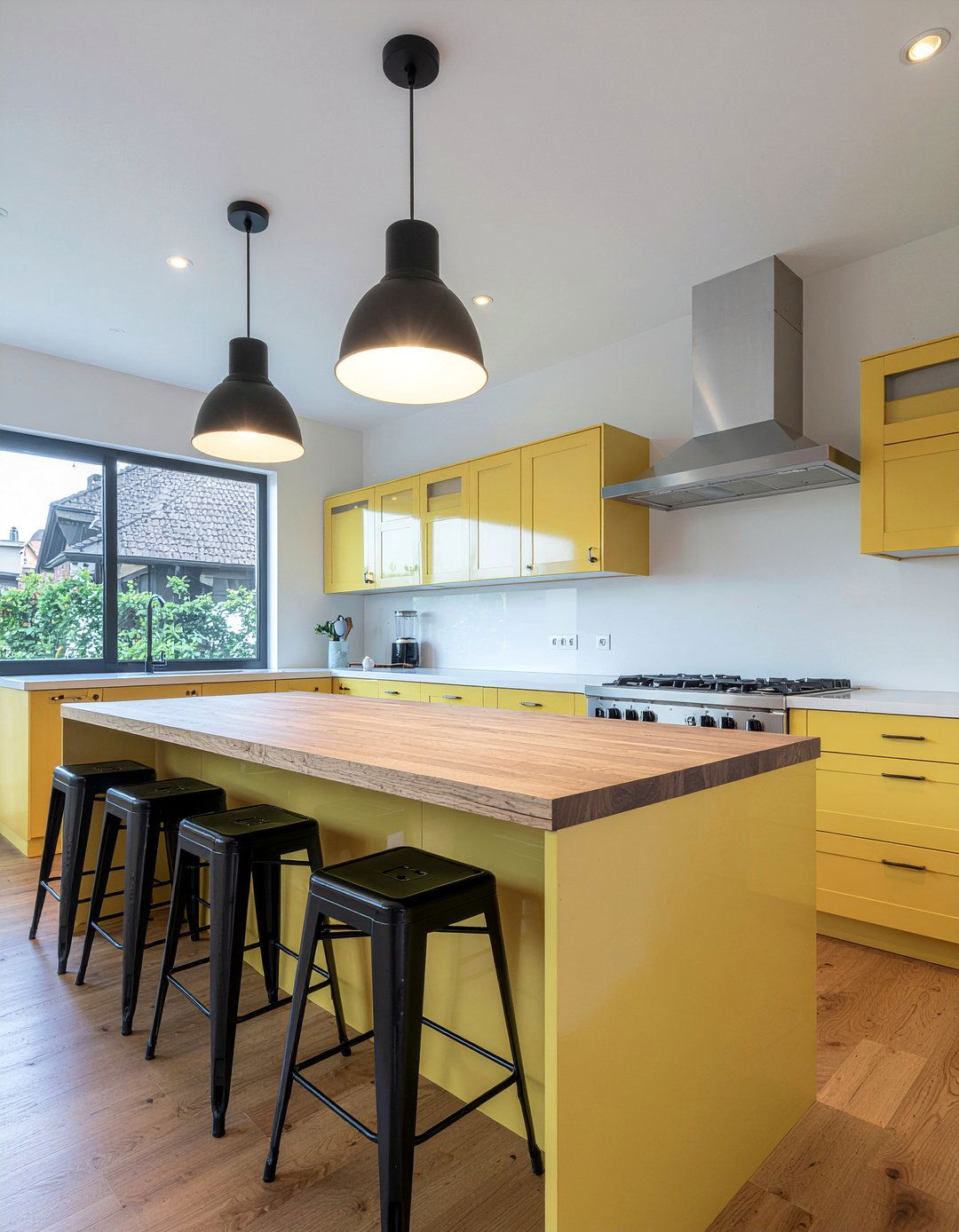 Mustard Kitchen Island - 30 mustard kitchen ideas