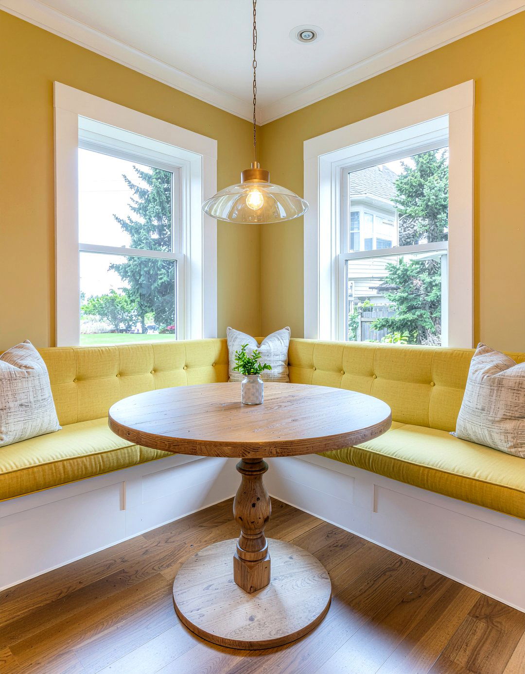 Mustard Kitchen Nook - 30 mustard kitchen ideas