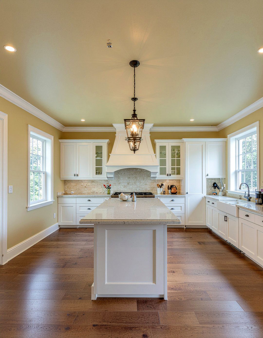 Mustard Painted Ceiling - 30 mustard kitchen ideas