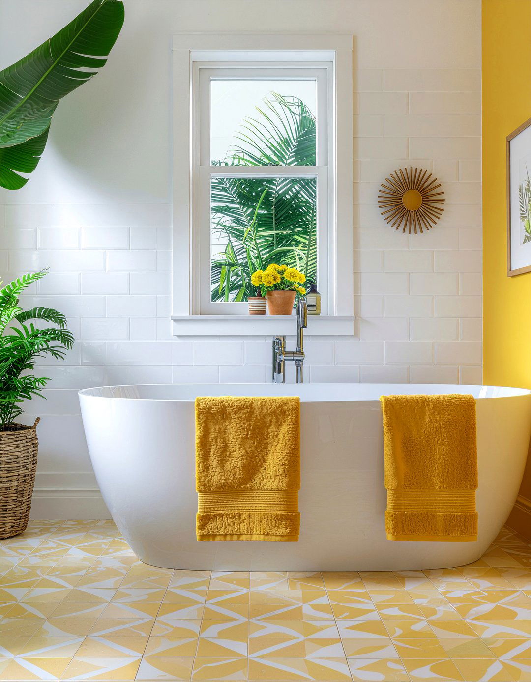 Mustard Yellow Bathroom - 30 bathroom towel color ideas