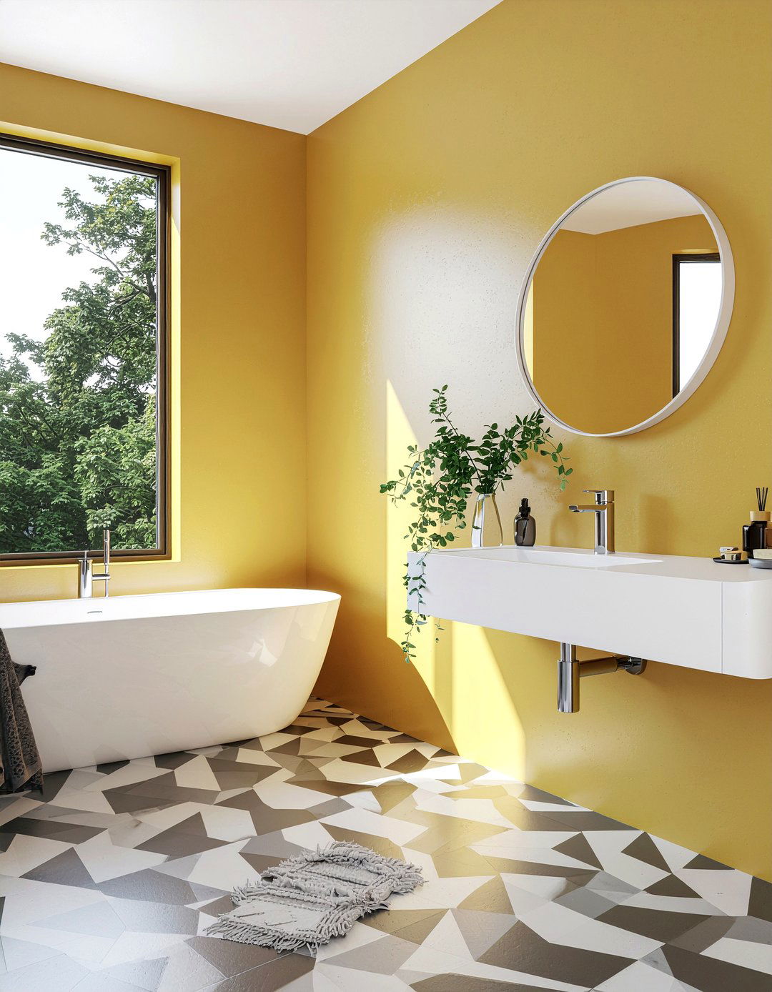 Mustard Yellow Bathroom Paint - 30 bathroom paint colors